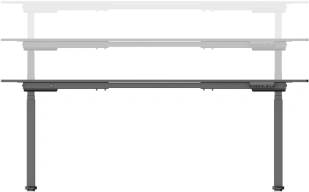 Подстолье Cactus CS-EDLF-BK черный каркас черный 120x71x60см