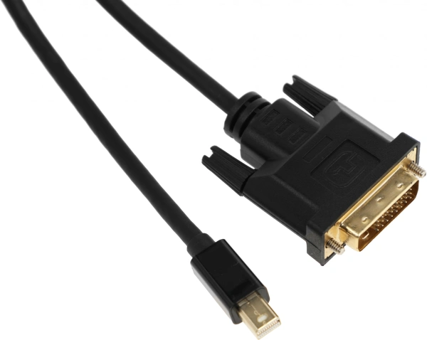 Кабель аудио-видео Buro 1.1v miniDisplayport (m)/DVI-D (Dual Link) (m) 2м. позолоч.конт. черный (BHP MDPP-DVI-2)