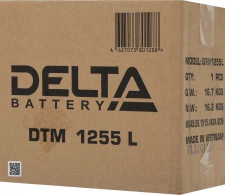Батарея для ИБП Delta DTM 1255 L 12В 55Ач