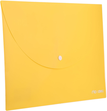 Конверт на кнопке Deli E38131 A4 гориз. расшир. полипропилен 0.18мм ассорти