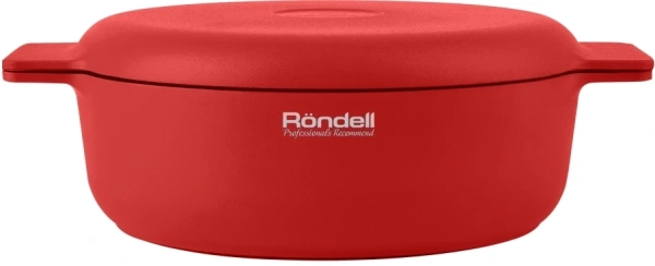 Сотейник Rondell Red Edition RDA-1119 d=24см (с крышкой) красный