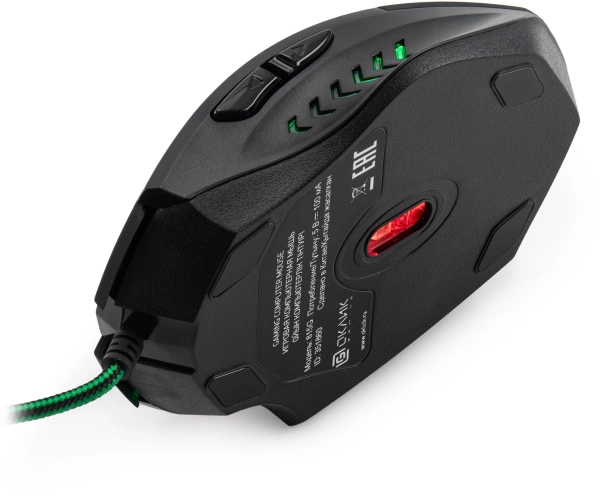 Мышь Оклик 815G INFERNO черный оптическая (2400dpi) USB (6but)