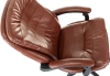 Кресло руководителя Бюрократ T-9950MSG-F коричневый эко.кожа крестов. пластик подст.для ног