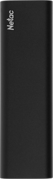 Накопитель SSD Netac USB-C 2Tb NT01ZSLIM-002T-32BK Z Slim 1.8" черный
