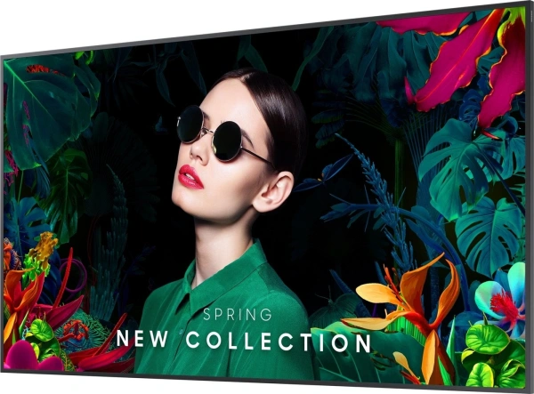 Панель Samsung 65" QM65C черный E-LED BLU LED 8ms 16:9 HDMI M/M Mat 500cd USB