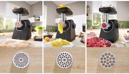 Мясорубка Bosch MFWS440B 1900Вт черный