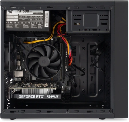 ПК IRU Game 510H6SEA MT i5 12400F (2.5) 32Gb SSD512Gb RTX3050 8Gb FreeDOS GbitEth 500W черный (2023158)
