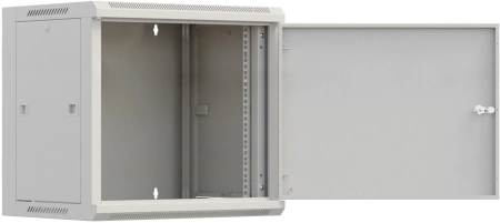 Шкаф коммутационный NTSS Премиум (NTSS-W12U6060FD) настенный 12U 570x600мм пер.дв.металл 60кг серый 500мм 27кг 220град. 635мм IP20 сталь