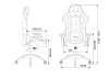 Кресло игровое Zombie VIKING 4 AERO Edition черный текстиль/эко.кожа с подголов. крестов. пластик