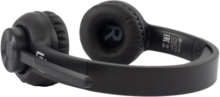 Наушники с микрофоном Оклик HS-M310 черный 1.5м накладные BT оголовье (1978706)
