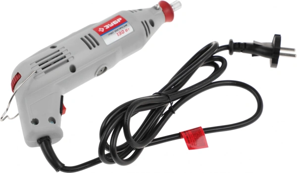 Гравер Зубр ЗГ-130ЭК H176 130Вт насадок:169 кейс