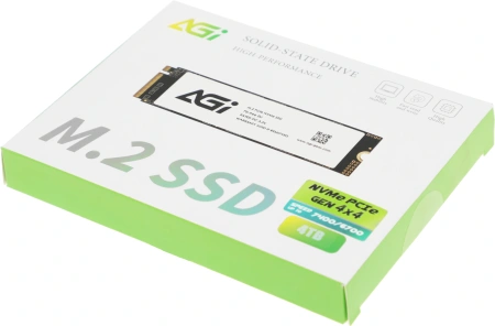 Накопитель SSD AGi PCIe 4.0 x4 4TB AGI4T0G44AI828-CB AI828 M.2 2280