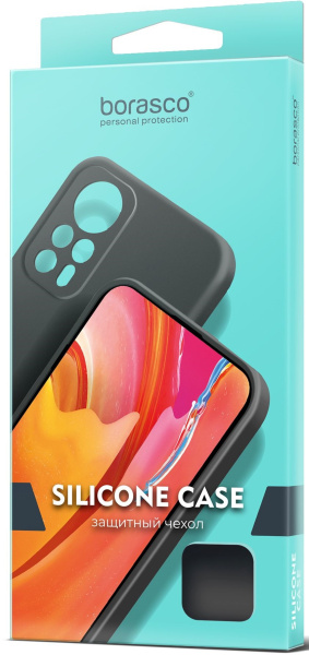 Чехол (клип-кейс) BoraSCO для Infinix Hot 40i/Smart 8/8 Plus/8 Pro Silicone Case 72661 синий