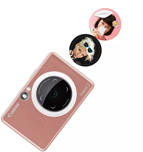 Наклейки Canon ZINK ZP-2030-2C-20 (2 круга) 4967C003 2шт на листе/20л./белый для сублимационных принтеров