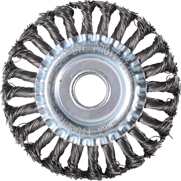 Щетка дисковая по мет. Вихрь 73/1/3/46 d=125мм d(посад.)=22.2мм (угловые шлифмашины) (упак.:1шт)