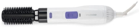 Фен-щетка Starwind SHP8502 1000Вт белый/фиолетовый