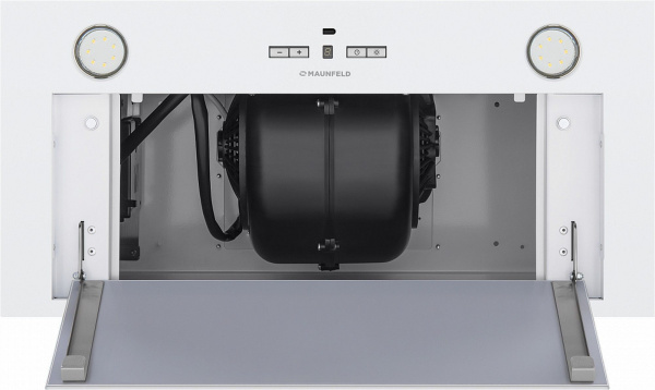 Вытяжка встраиваемая Maunfeld Fantasy 1000ST 60 белый управление: кнопочное (1 мотор)