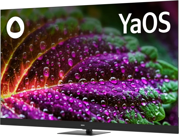 Телевизор QLED BBK 65" 65LED-8259/UTS2C (B) Яндекс.ТВ черный/черный 4K Ultra HD 60Hz DVB-T2 DVB-C DVB-S2 USB WiFi Smart TV (RUS)