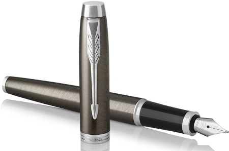 Ручка перьев. Parker IM Core F321 (CW1931650) Dark Espresso CT F сталь нержавеющая подар.кор.