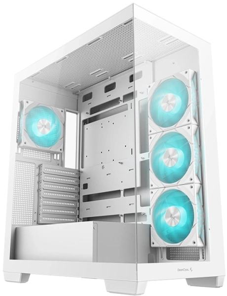 Корпус Deepcool CG580 4F WH белый без БП ATX 8x120mm 3x140mm 1xUSB3.0 audio bott PSU