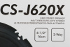Колонки автомобильные JVC CS-J620X 300Вт 87дБ 4Ом 14.24см (6дюйм) (ком.:2кол.) коаксиальные двухполосные