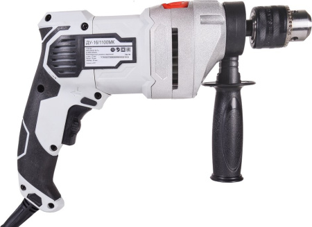 Дрель ударная Ресанта ДУ-16/1100МК 1100Вт патрон:кулачковый реверс (кейс в комплекте) (75/8/5)