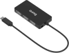 Разветвитель USB-C Buro BPH-C-1730 4порт. черный (BU-USBC-HUB-4U21)