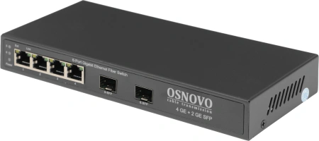 Коммутатор Osnovo SW-7042 4G 2SFP неуправляемый