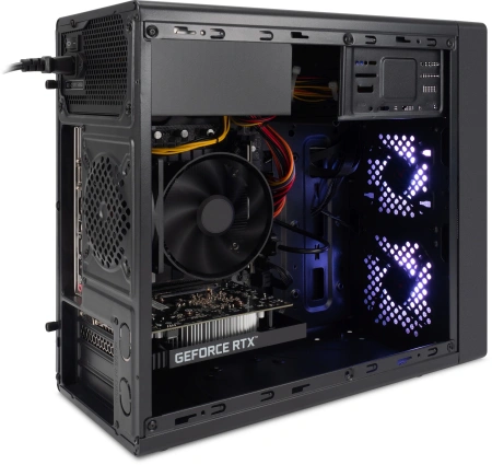ПК IRU Game 510H6SEA MT i3 13100F (3.4) 16Gb SSD512Gb RTX3050 6Gb Free DOS GbitEth 500W черный (2074666)