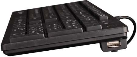 Клавиатура Оклик 520M2U черный/черный USB slim Multimedia