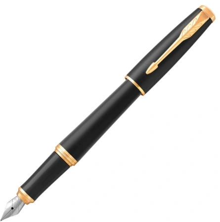 Ручка перьев. Parker Urban Core F309 (CW1931593) Muted Black GT F сталь нержавеющая подар.кор.