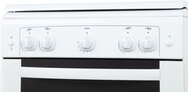 Плита Газовая Gefest ПГ 6100-01 белый реш.чугун