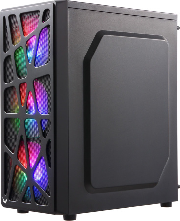 Корпус Formula Mana черный без БП ATX 3x120mm 1xUSB2.0 1xUSB3.0 audio bott PSU