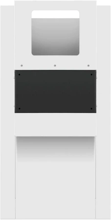 Вытяжка каминная Maunfeld Bath 401 белый управление: кнопочное (1 мотор)