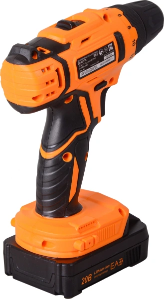 Дрель-шуруповерт Вихрь ДА-20Л-2К аккум. патрон:быстрозажимной (кейс в комплекте) (72/14/21)