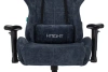 Кресло игровое Zombie VIKING KNIGHT Fabric синий Light-27 с подголов. крестов. металл