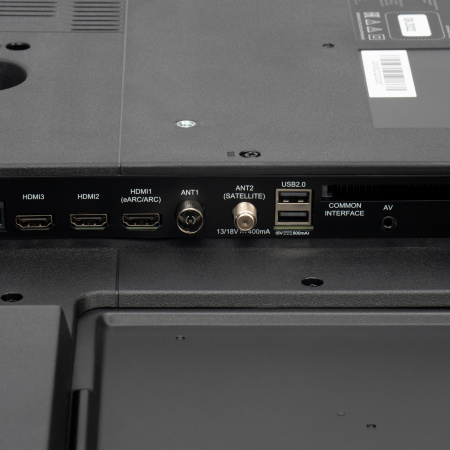 Телевизор QLED Hyundai 55" H-LED55QBU7500 Android TV Frameless черный 4K Ultra HD 60Hz DVB-T DVB-T2 DVB-C DVB-S DVB-S2 USB WiFi Smart TV