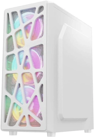 Корпус Formula Mana белый без БП ATX 4x120mm 1xUSB2.0 1xUSB3.0 1xUSB3.1 audio bott PSU
