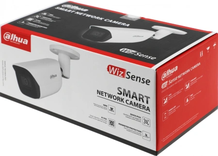 Камера видеонаблюдения IP Dahua DH-IPC-HFW3441E-S-0360B-S2 3.6-3.6мм цв. корп.:белый (DH-IPC-HFW3441EP-S-0360B-S2)