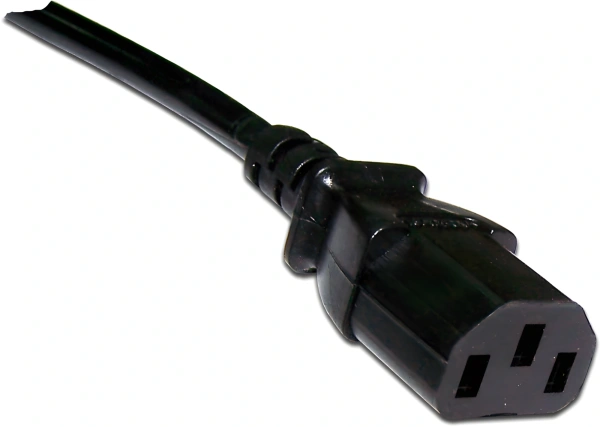 Шнур питания Lanmaster LAN-PP13/20-0.5-BK C13-C20 проводник.:3x0.75мм2 0.5м 220В черный