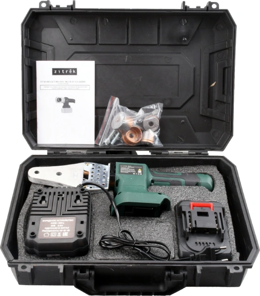 Сварочный аппарат для пластиковых труб Zitrek ZCPW20V раструбная (кейс в комплекте)