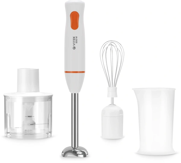 Блендер погружной Vitek Orange VT-3406 700Вт разноцветный