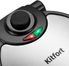 Вафельница Kitfort КТ-1679 950Вт черный/серебристый