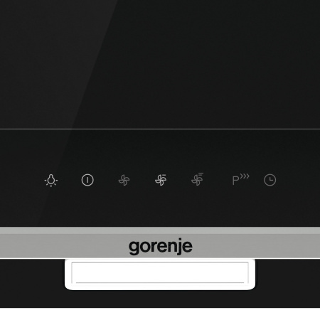 Вытяжка каминная Gorenje WHI649X21P черный управление: сенсорное (1 мотор)