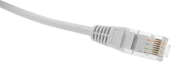 Патч-корд Lanmaster TWT-45-45-3.0-GY UTP RJ-45 вил.-вилка RJ-45 кат.5E 3м серый ПВХ (уп.:1шт)
