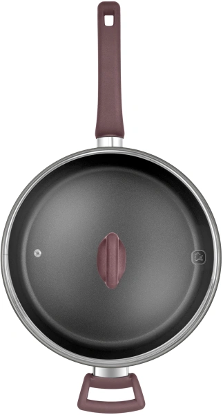 Сотейник Rondell Fest RDA-1526 d=28см (с крышкой) черный