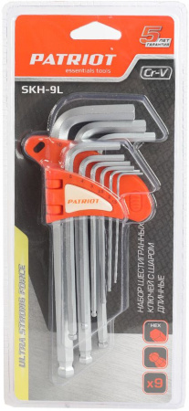 Набор инструментов Patriot SKH-9L 9 предметов