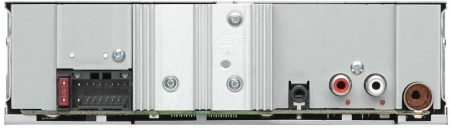 Автомагнитола Kenwood KMM-BT205 1DIN 4x50Вт v3.0 USB 2.0 AUX DSP 1 RDS