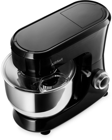 Миксер планетарный Kitfort КТ-3061 1000Вт черный/серебристый