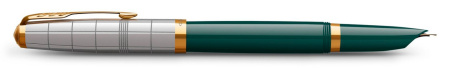 Ручка перьев. Parker 51 Premium (CW2169074) Forest Green GT F сталь нержавеющая подар.кор.